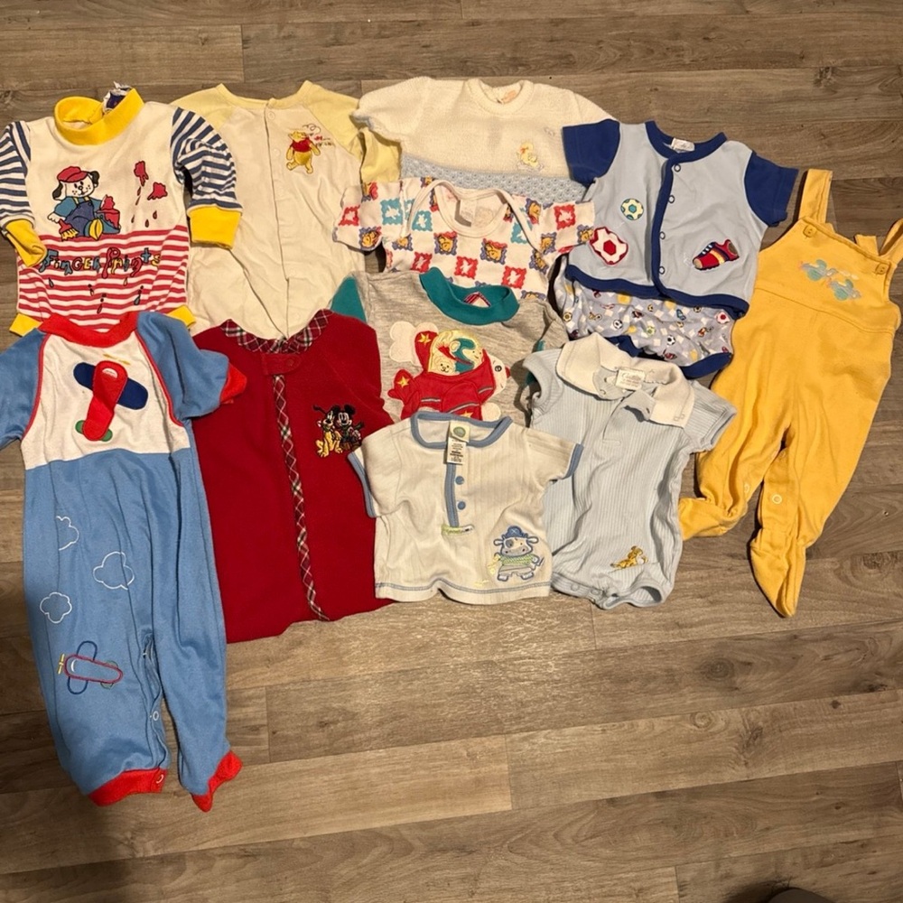 Colorful Baby Onesies and Rompers Set